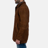 Mens Brown Suede Jacket